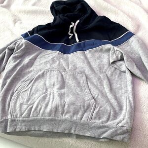 george’s hoodie with blue shades